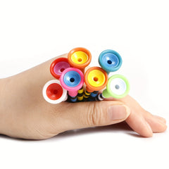 8 Pcs Upgraded Golf Tee Cover Soft Rubber Headgear Tee Ball Holder