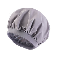 Waterproof Reusable Women's Shower Cap Double Hair Cap PEVA Lined