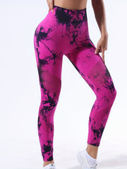 Tie Dye High Waist Sports Leggings Butt Lifting Yoga Pants