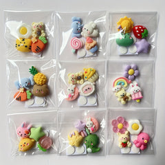Winter Themed 3D Resin Stickers - Snowmen Reindeer - DIY Phone Cases & Bottles