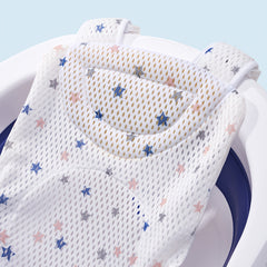 Infant Bath Tub Mesh Pad with 5 Point Hanging Design
