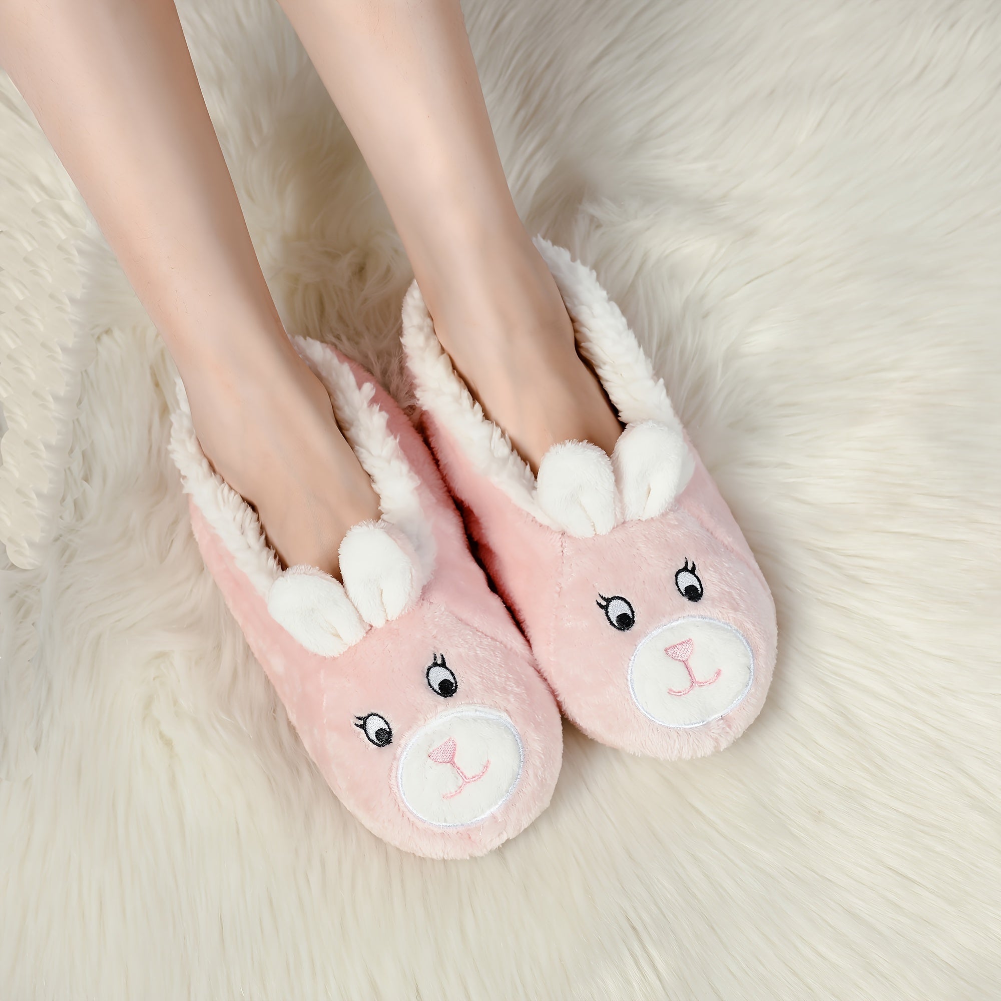 Cartoon Animal Fuzzy Socks & Warm Floor Socks Women's Stockings