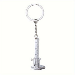Mini Zinc Alloy Keyring Measuring Tool Bronze Keychain Pendant