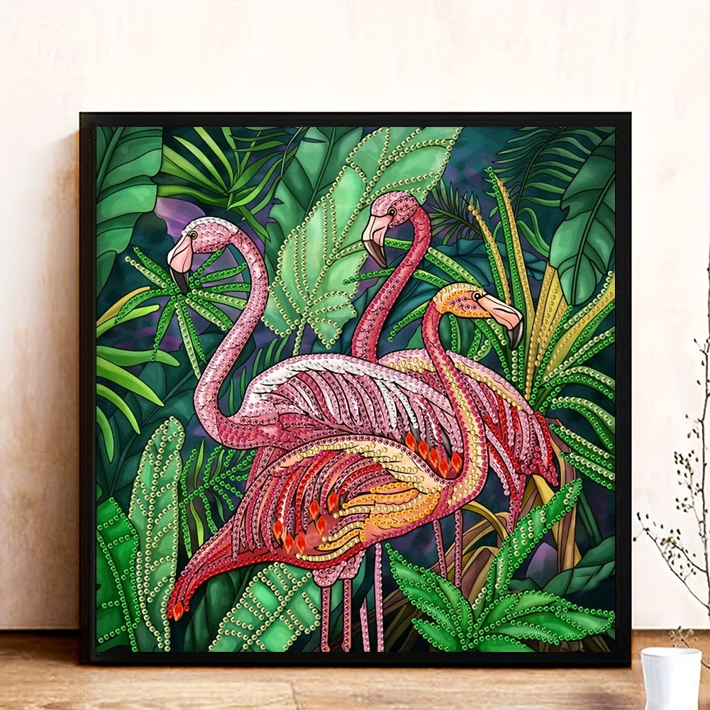 Flamingo Pattern Diamond Painting Kit for Beginner