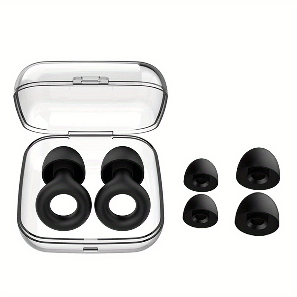 Quiet Ear Plugs Soft Reusable Silicone Earplugs For Sleep Nap