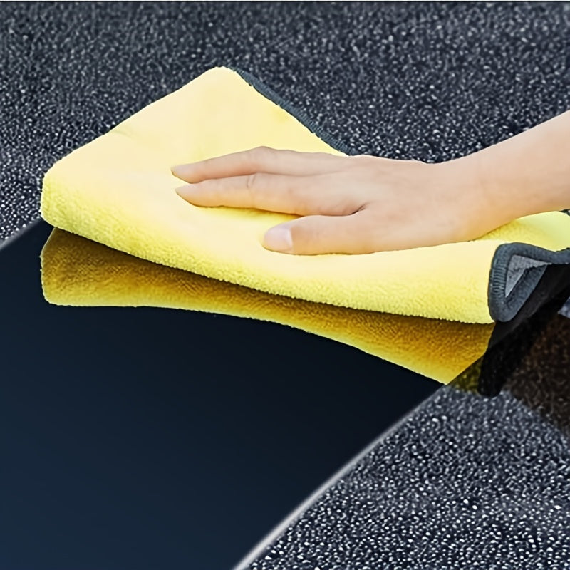 2pcs Microfiber Car Wash Towels Absorbent Cleaning Cloths for Deep Cleaning
