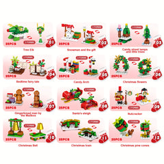 12 in 1 Christmas Set: Tree, Snowman & More! Great Gift for Kids