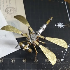 Mechanical Dragonfly Steampunk Metal 3D Jigsaw Puzzle Toy