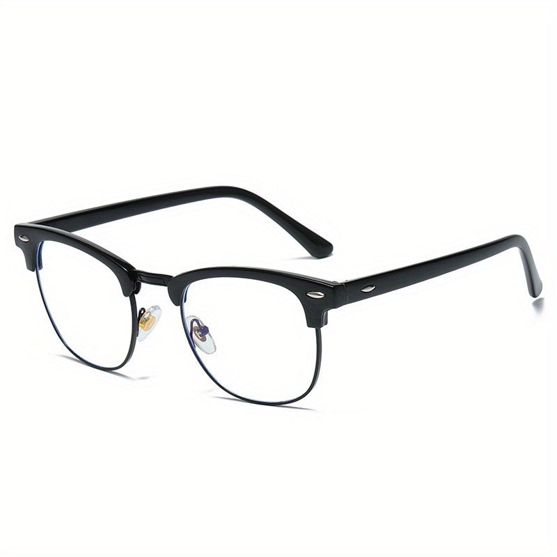 Vintage Anti Light Glasses Transparent Lenses