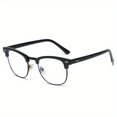 Vintage Anti Light Glasses Transparent Lenses
