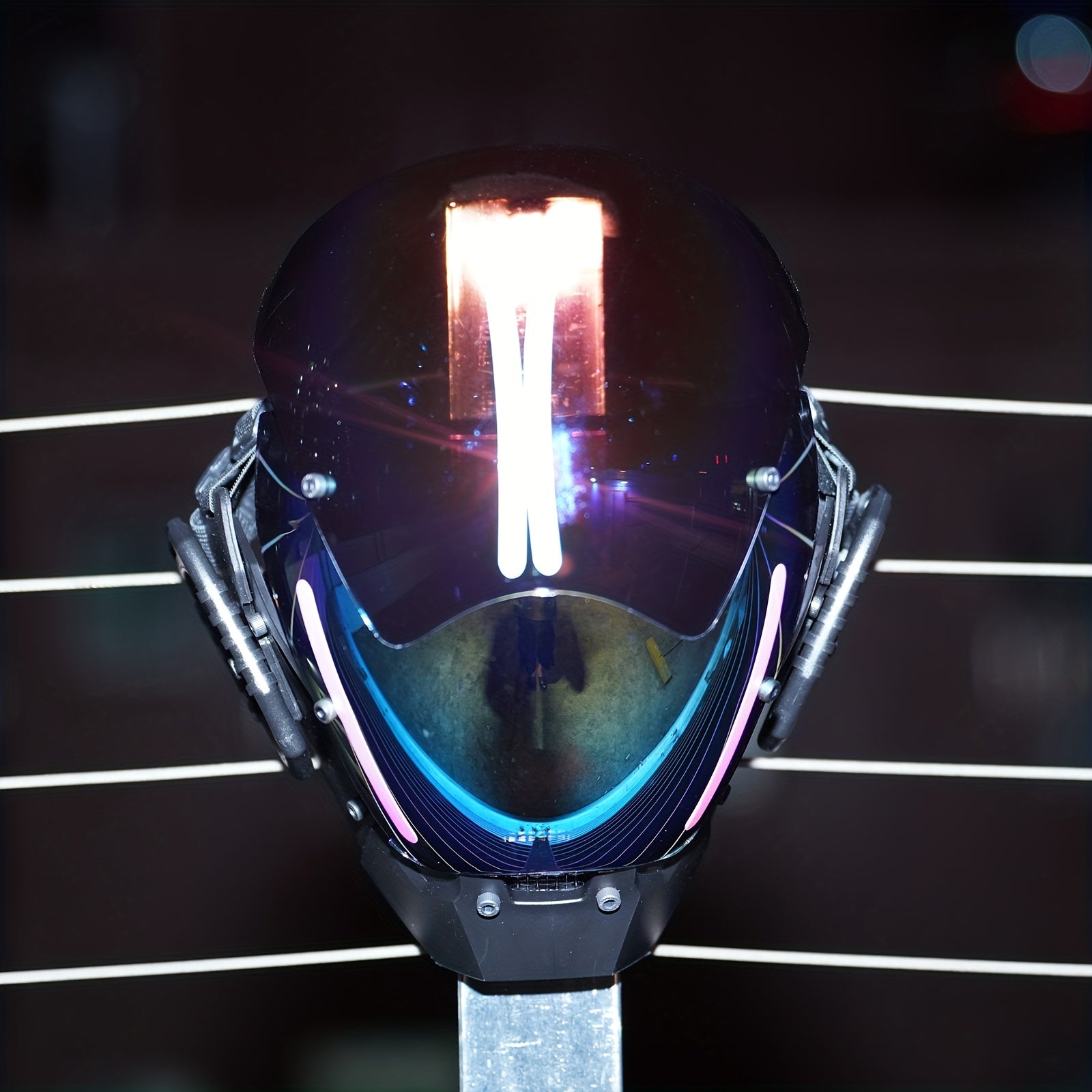 Colorful Cyber Mask for Halloween and Festivals