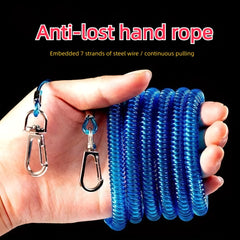 Elastic Fishing Rod Hand Rope with Steel Wire Inner Core