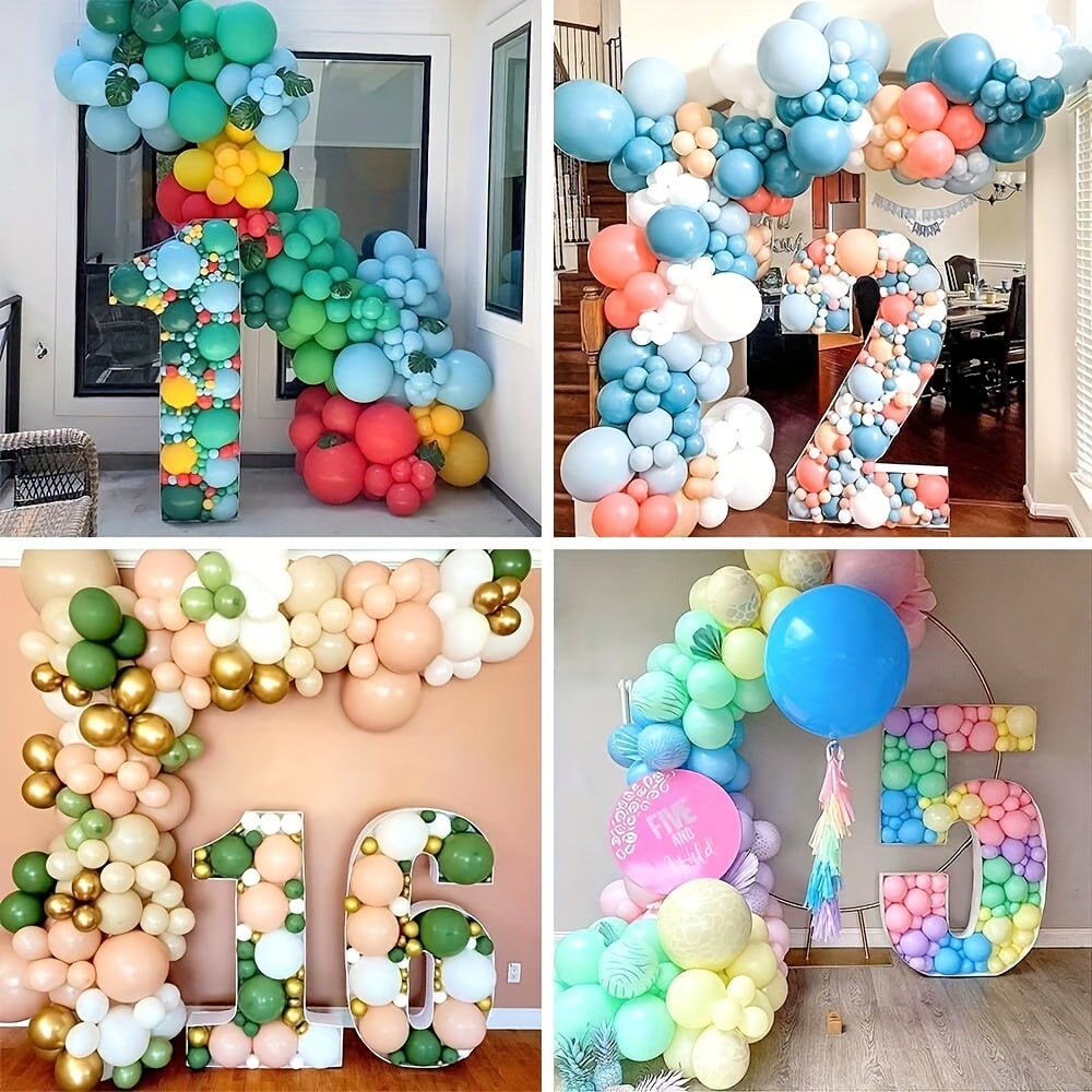 91 Mosaic Numbers For Balloons Marquee Numbers Pre Cut Light Up 91 44 Cm Tall