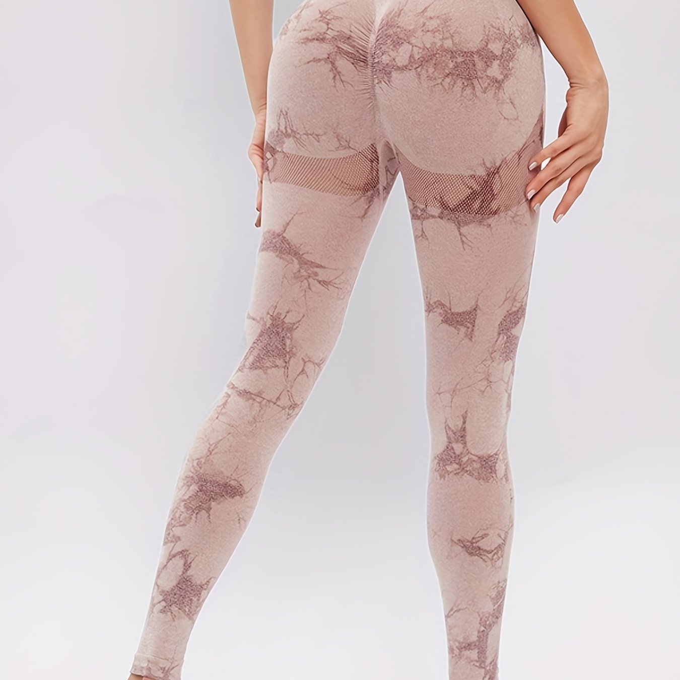 Tie Dye Slim Fit Yoga Leggings High Waist Gym Running Pants