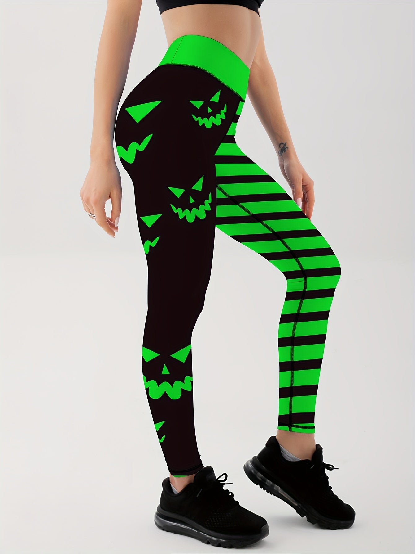 Halloween Printed Yoga Leggings Women's Activewear