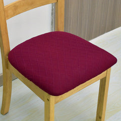 Stretch Jacquard Chair Seat Cover Dustproof Dining Room Chair Cushion Sofa Cover