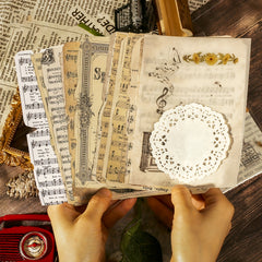 26 Sheets Scrapbooking Paper with Lace Cutout 16.99x11.99 cm