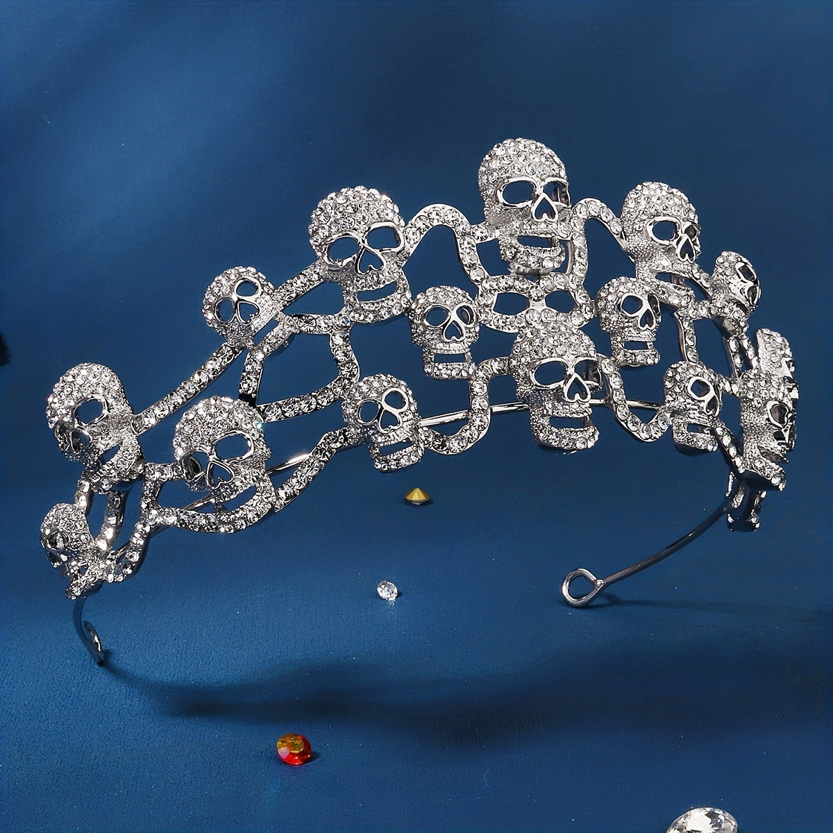 Skull Shape Headband Halloween Party Jewelry Tiara Hair Accessories