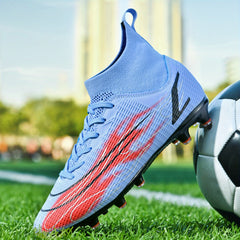 High Top Non Slip AG Football Cleat for Boys
