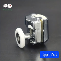 4pcs Shower Door Runner 23mm 25mm Double Pulleys Hang