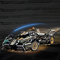 14 Supercar Building Blocks Model High Tech Racing Car Kit