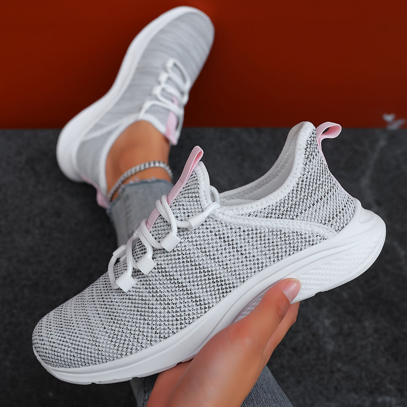 Women's Lace-up Casual Running Shoes