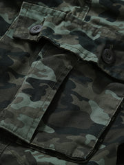 Camouflage Drawstring Cargo Pants Men's Joggers Outdoor