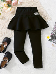 Girls Logo Skort Legging Slim Fit Culottes