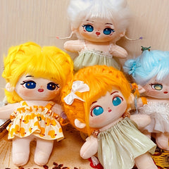 Multicolored Hair Plush Cartoon Doll - Birthday Gift
