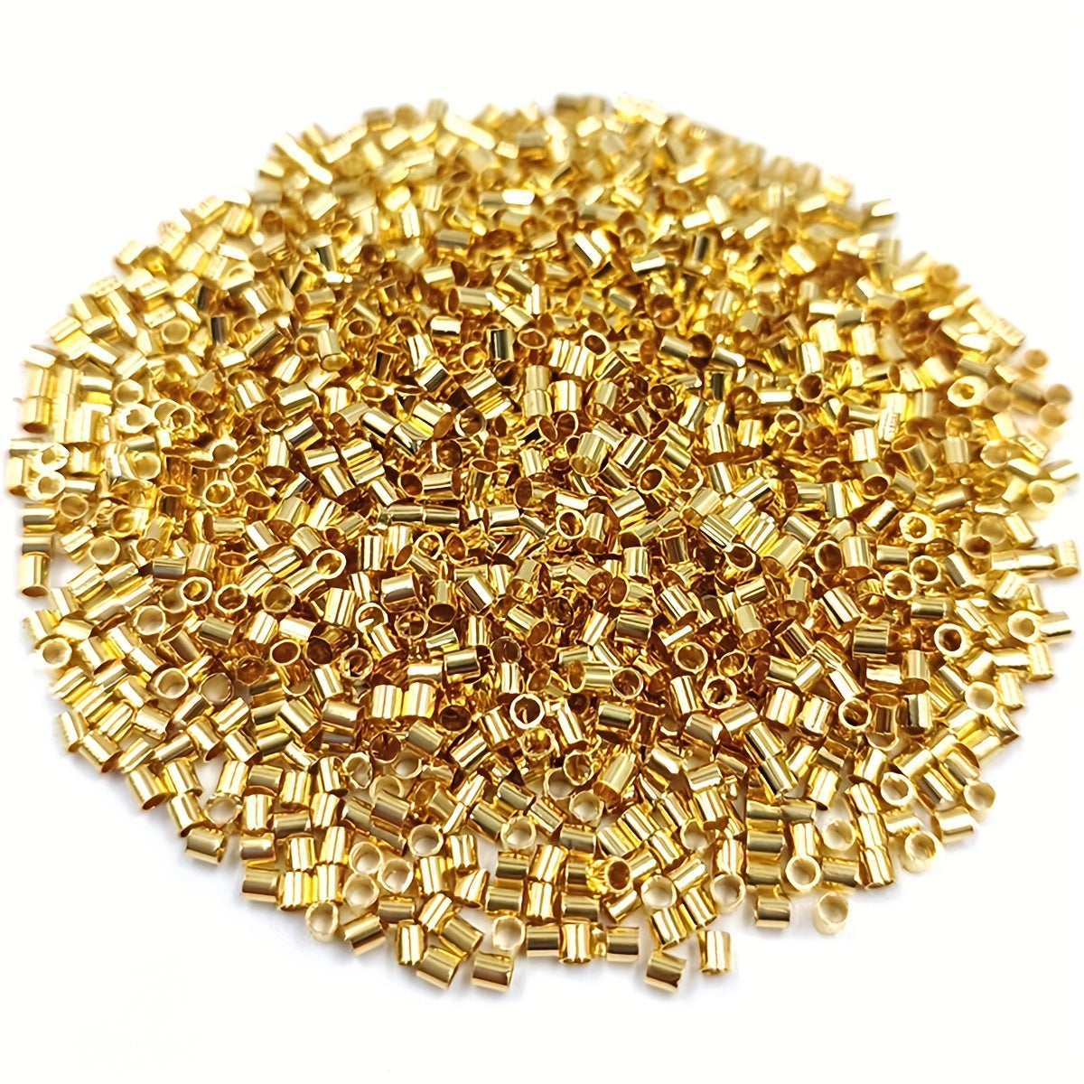 Alloy Mini Positioning Tube Beads for DIY Jewelry