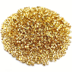 Alloy Mini Positioning Tube Beads for DIY Jewelry