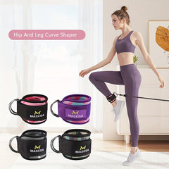 Fitness Ankle Double D ring Band Yoga Supplies