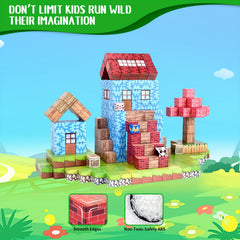 64pc Educational Building Blocks Set for Boys and Girls