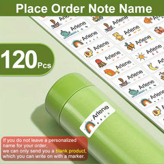 Personalized Waterproof Name Sticker School Label Preschool Tag