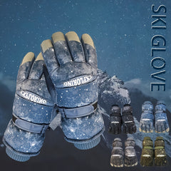 Warm Winter Ski Gloves - Touch Screen Cycling Gloves - Water Resistant
