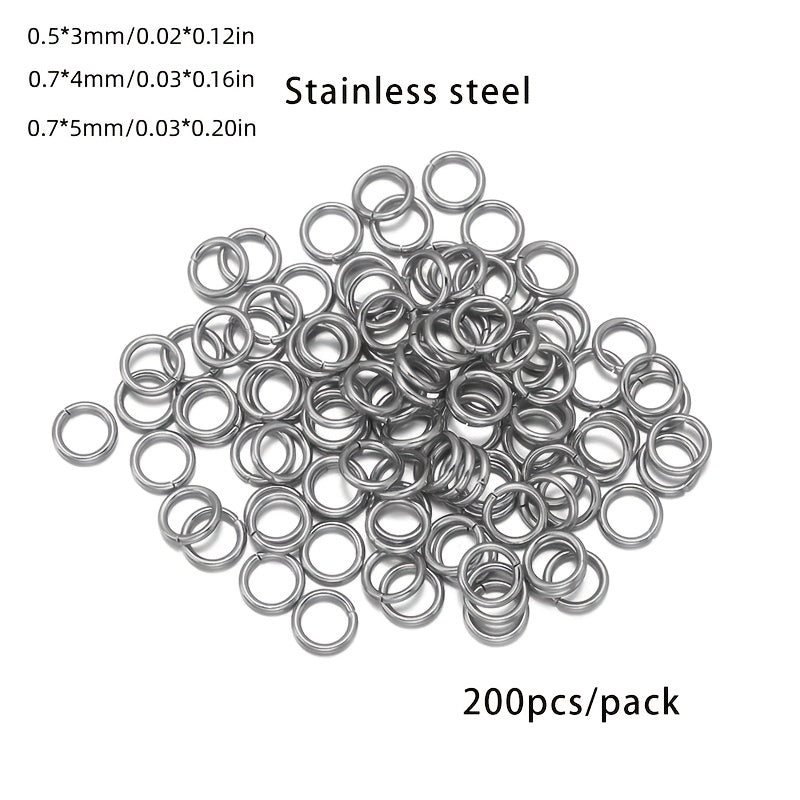 Stainless Steel Jump Rings for DIY Jewelry Making