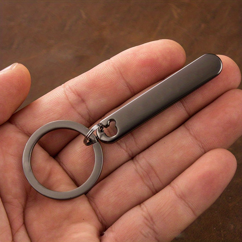 Personalized Men's Car Keychains Zinc Alloy Key Ring Holder