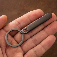 Personalized Men's Car Keychains Zinc Alloy Key Ring Holder