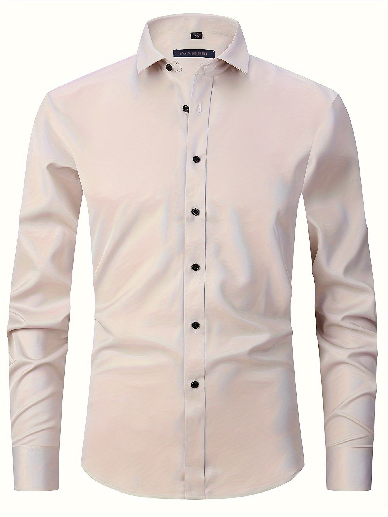 Men's Slim Fit Long Sleeve Button Up Shirt