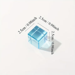 Acrylic Transparent Cube Gem Building Blocks Puzzle Toy