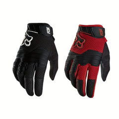 FOX Leather Label Breathable Racing Cycling Gloves for Men and Women