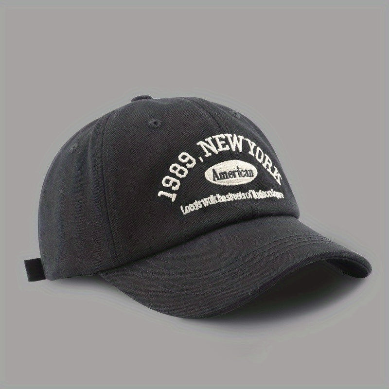 1989 York Baseball Cap Solid Embroidered Lightweight Dad Hat