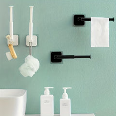 Retractable Paper Towel Holder Kitchen Plastic Wrap Dispenser