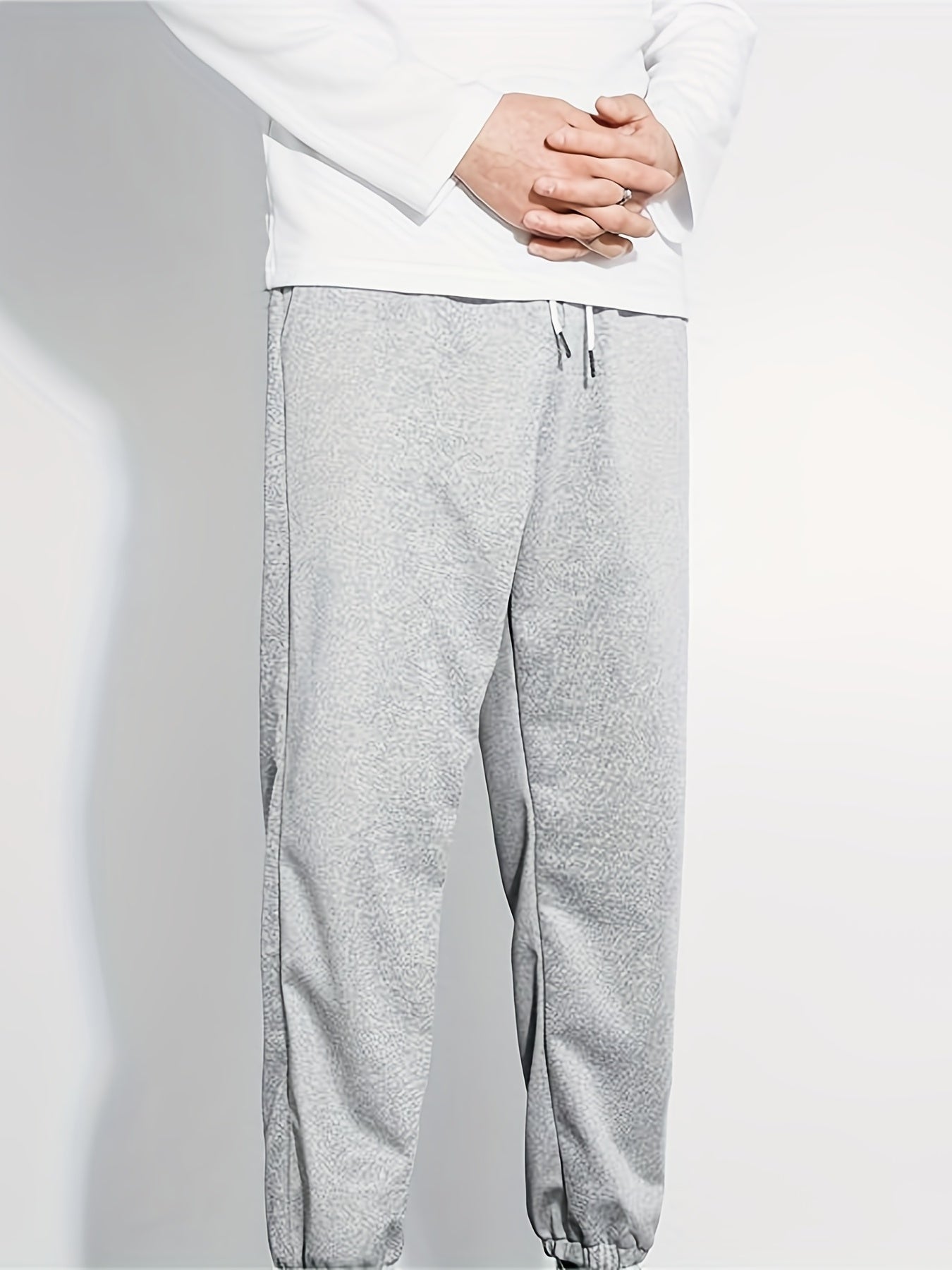 Classic Joggers Men s Casual Solid Drawstring Pants