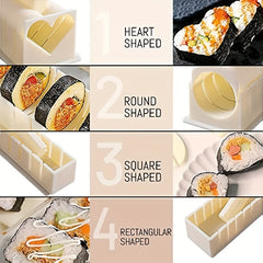 Sushi Maker Set Sushi Making Kit Plastic Sushi Maker Tool Rice Mold DIY