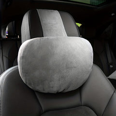 Suede Car Headrest Pillow Soft Car Neck Pillow