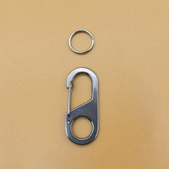 Stainless Steel Keychain Carabiner for Outdoor Adventures