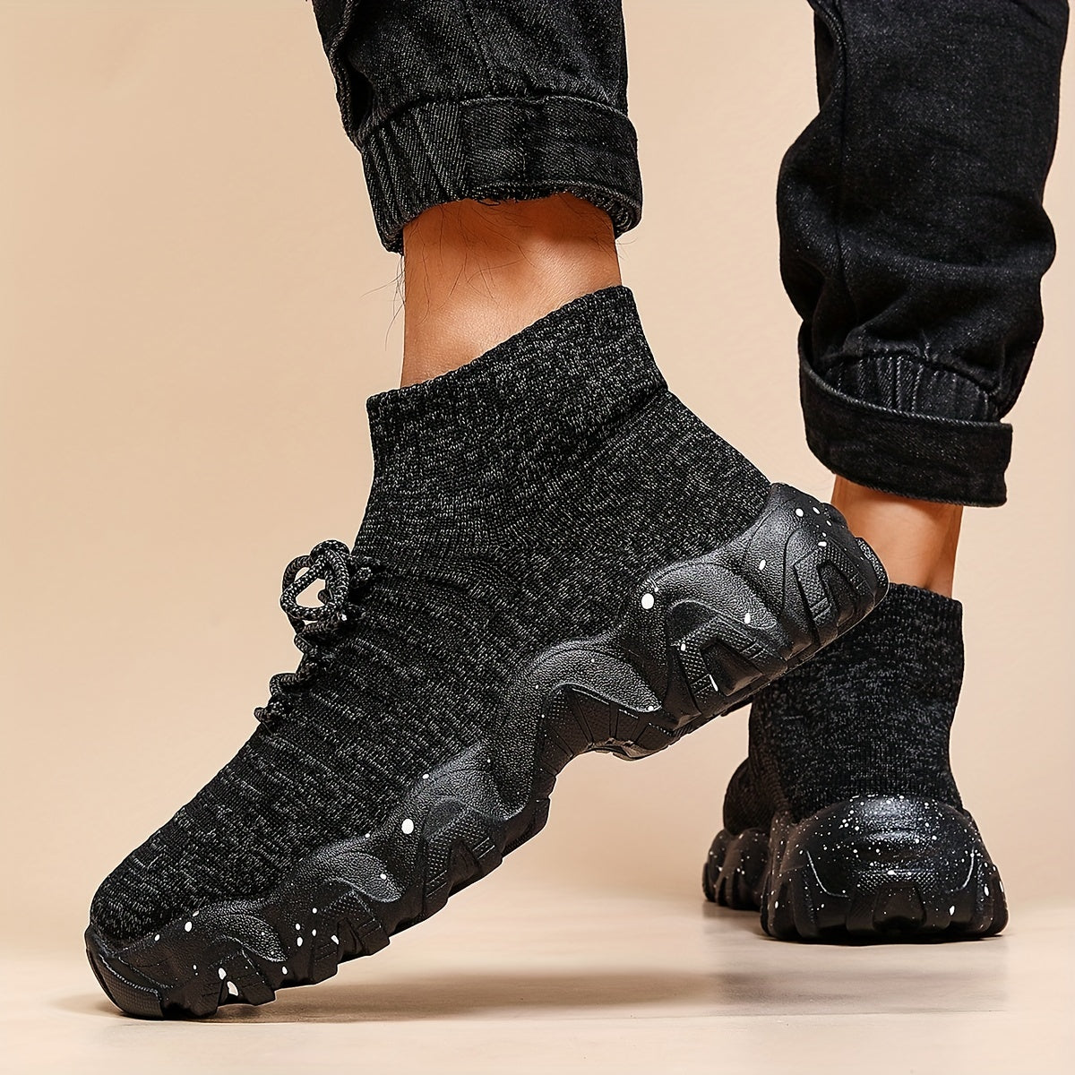 Men's Plus Size Running Shoes Breathable Non Slip Sneakers