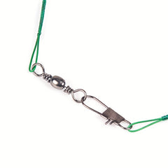 Durable Fishing Steel Wire with Swivel Ring Anti Bite Guide Line Fishing Tackle