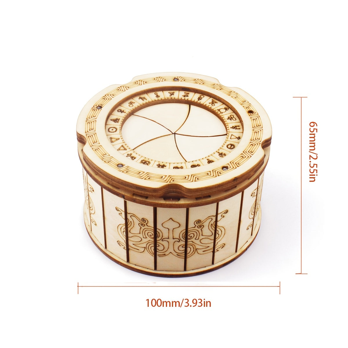 DIY Wooden Puzzle Box 3D Mechanical Model Kit Brain Teaser Toy